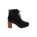 Sorel Ankle Boots: Black Solid Shoes - Women's Size 11 - Round Toe