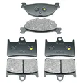 Per YAMAHA XP500 T MAX 4B53 2008 2009 4B5R 2010 2011 1UD2 WGP50th 2012 XP 500 t-max TMAX Kit pastiglie freno anteriore e posteriore Set disco
