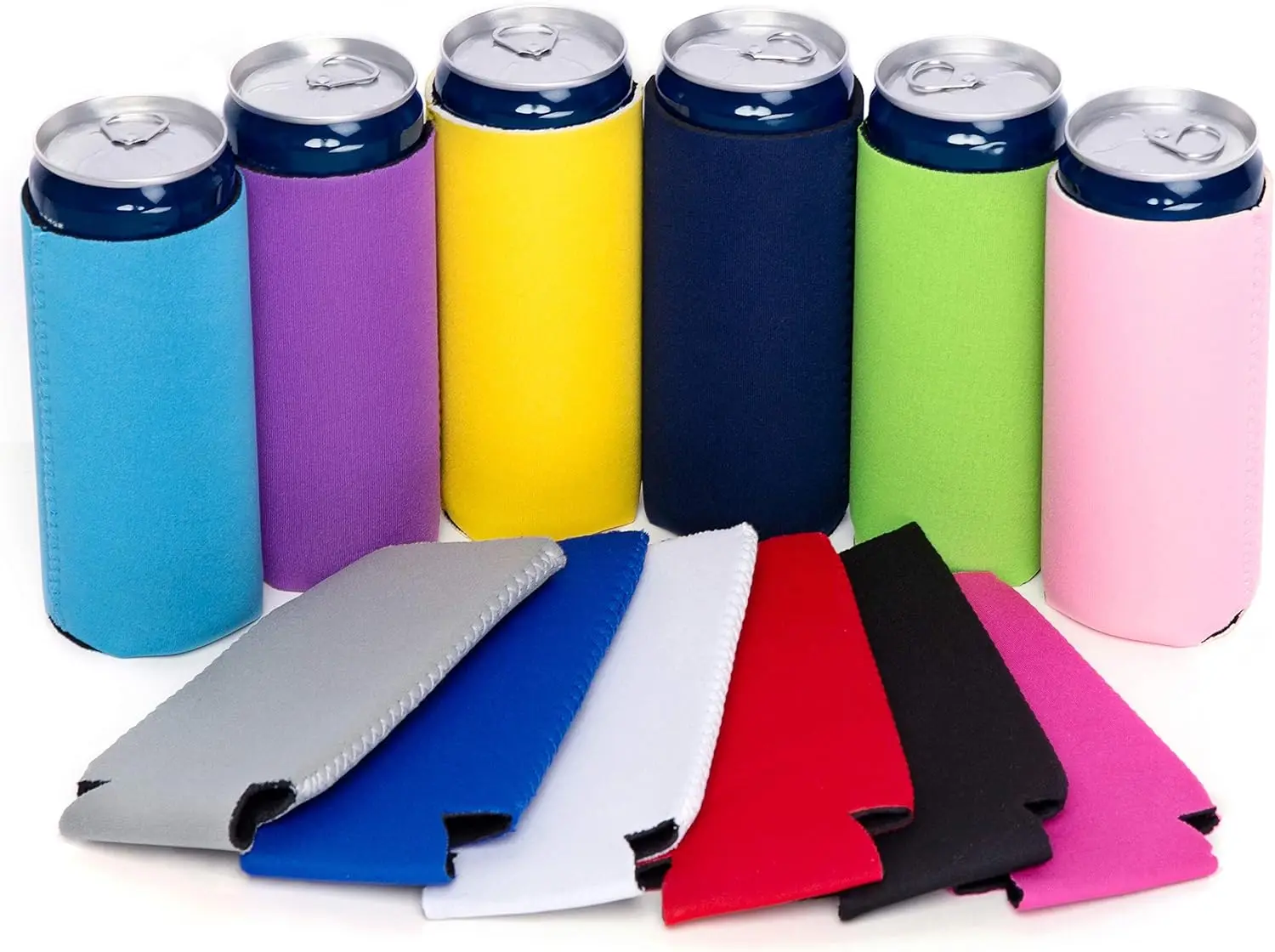Bierdosen-Schlanke Kühlhülle für 330-ml-Flaschen, isoliertes Neopren-Thermo-Coozie, individuelle Massen-Hochzeit, Coca-Cola-Soda-Dose, Logo Image