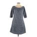 LA Made Casual Dress - DropWaist: Gray Marled Dresses - Women's Size Large