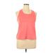 Nike Active Tank Top: Orange Activewear - Women's Size X-Large