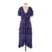 La Maison Talulah Casual Dress: Purple Dresses - Women's Size Medium