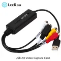 USB 2.0 Video Capture Card USB Digital to AV RCA Converter Portable Adapter Video Connecter Cable