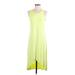 Splendid Casual Dress - High/Low: Green Dresses - Women's Size Small