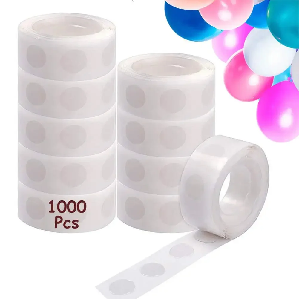 1/10 rolle doppelseitige Klebepunkte Transparent Abnehmbare Ballon Klebeband Kleber Für Diy Handwerk Hochzeit Geburtstag Party Decor Image