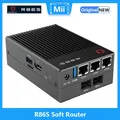 R86S Soft Routing Multi-net port Intel mini host N5105 N6005 8GB/16GB/32GB 10 Gigabit fiber port
