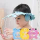 Baby Bath Protect Hair Hat Cartoon Shape Hair Shield Cap EVA Shampoo Hat Bathing Shower Cap