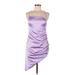 Forever 21 Cocktail Dress - Mini: Purple Dresses - Women's Size Medium