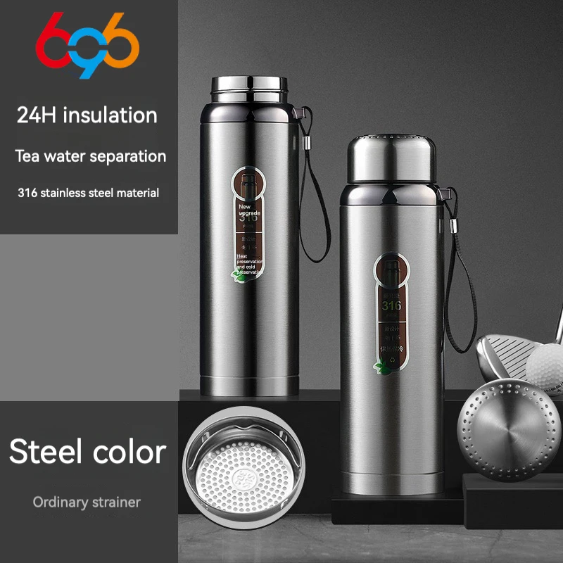 600ml Thermoskanne Vakuum flasche Edelstahl Tee tasse Thermoskanne Wasser flaschen Thermos flaschen DIY Schriftzug Image