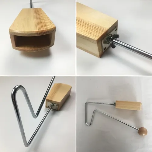 Vibraslap-Vibrator aus Holz pädagogisches Vibrator-Spielzeug langlebiges Vibrationsspielzeug aus