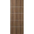 Standard Door - Belldinni Optima 4H Solid + Manufactured Wood Paneled Standard Door | 83.23 H x 23.875 W x 1.75 D in | Wayfair 275039