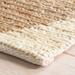 White 30 x 0.25 in Area Rug - Dash and Albert Rugs Mark D. Sikes Harwich Geometric Handmade Braided Tan/Ivory Area Rug /Jute & Sisal | Wayfair