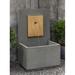 Campania International MC Series Concrete Fountain | 40 H x 17.5 W x 25 D in | Wayfair FT-332/CP-NA