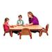 Angeles Toddler Rectangular Interactive Table & Chair Set Plastic | 12 H x 48 W in | Wayfair AB74512NW5