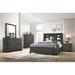 F&L Homes Studio Lantha 5 Piece Bedroom Set Wood in Brown/Gray | 56 H x 80 W x 92 D in | Wayfair FLS22030W22033456Q