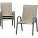 GLOBAL GIRLS LLC Outdoor Fabric & Alloy Steel Patio Chair Metal/Wicker/Rattan in Gray | 38 H x 24.4 W x 24.4 D in | Wayfair C0078