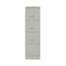 Latitude Run® Hirsh Industries Vertical Letter File Cabinet, 4 Letter-Size File Drawers, Putty, 15 X 22 X 52 in Gray | Wayfair