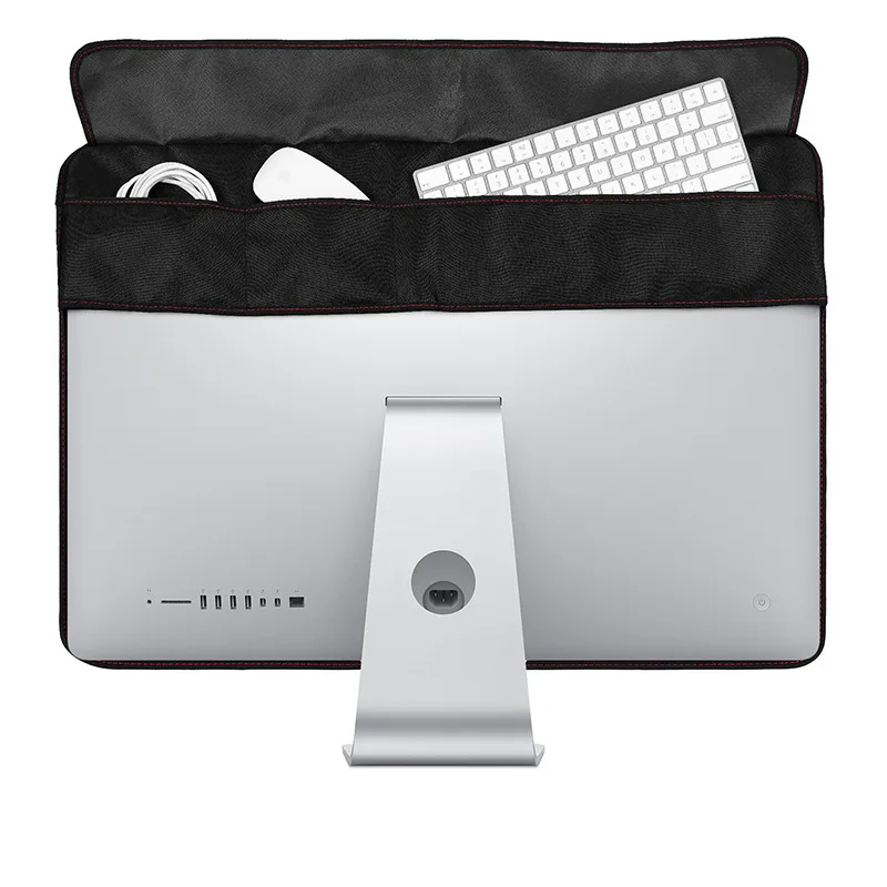 Housse en tissu Oxford souple pour ordinateur de bureau Apple Imac 27/21,5 pouces, housse anti-poussière pour moniteur, étui de Protection pour ordinateur
