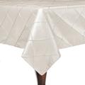 Ultimate Textile -10 Pack- Embroidered Pintuck Taffeta 60 X 60-Inch Square Tablecloth Ivory Cream Polyester in Gray/White | 60 W x 60 D in | Wayfair