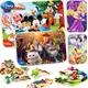 Puzzle Disney en Papier pour Enfant 100 Pièces Blanche Neige Reine des Neiges Winnie Voiture de