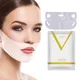 Masque facial en silicone réutilisable gel souple bande anti-déformable bandage blanchissant pour