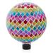 Dakota Fields 12"H Gazing Globe w/ Mosaic Teardrop Design Glass | Wayfair B7FA0F9B90BF47B2868F3E401187C653