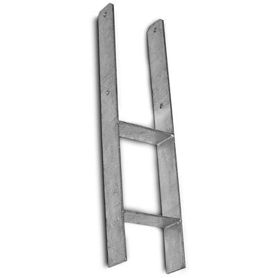 H-Anker Pfostenträger Pfostenanker Pfostenschuhe Carport H-Träger feuerverzinkt 600 mm / 101 mm Image