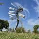 Metall-Windspiel, 3D-windbetriebene kinetische Skulptur, Metall-Windspiel, einzigartige magische