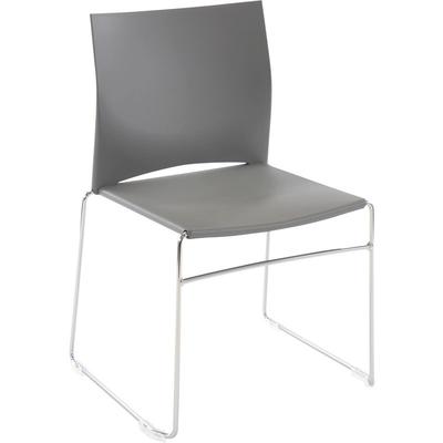 Besucherstuhl W-Chair grau/verchromt - Topstar