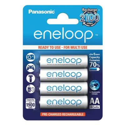 Panasonic NiMH-Akku, gasdicht, Mignon, HR15/51 Eneloop BK-3MCCE, 1,2, 1900 mAh