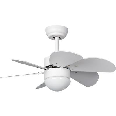 Ledkia - Deckenventilator Lautlos Orion Weiss 81cm DC-Motor Weiß