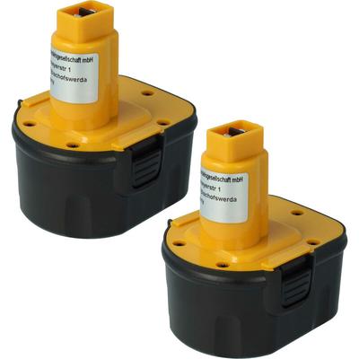 2x Akku kompatibel mit Dewalt DC845KA, DC940KA, DC945KB, DC980KA, DC980KB, DE9071 Elektrowerkzeug Image