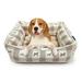 Tucker Murphy Pet™ All Over Plaid Dogs Cuddler - Ultra-plush, Comfort Printed Pet Bed For Dogs & Cats - Cozy, Durable | 7 H x 20 W x 16 D in | Wayfair