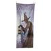 The Holiday Aisle® Door Curtain- Witch w/ Lantern Halloween Decor in Blue | 31.5 H x 78.74 W x 0.08 D in | Wayfair 29A98177BD16485ABE4566F74CA89DD3
