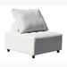 Brayden Studio® Darril 5 Piece Outdoor Patio Sectional w/ Cushions in Pink/White | 32 H x 31.5 W x 31.5 D in | Wayfair