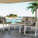 wendeway Aluminum & Rattan Modern 4 Piece Sofa Seating Group For Patio Garden Outdoor | Wayfair GFNPOT-W2298S00018