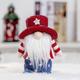 Faceless Doll Window Display Party Prop with Hat: American Independence Day Decoration For Memorial Day/The Fourth of July