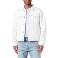 Tommy Hilfiger Herren Jeansjacke Trucker Jacket aus Baumwolle, Weiß (Gabe White), XXL
