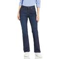 Amazon Essentials Damen Schmale, mittelhohe Bootcut-Jeans, Dunkle Waschung, 38-40 Kurz