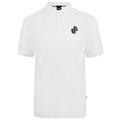 Hugo Boss Men Parlay -White Pique Cotton BB Logo Short Sleeve Polo Shirt - White