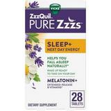 PURE Zzzs Sleep+ Next Day Energy Melatonin Extended Release B-Vitamins (Pack of 3)
