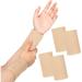 2 Pairs Compression Wrist Sleeve Compression Wrist Brace Wrist Supports Wrist Wraps Elastic Wristbands for Men and Women Tennis. Tendonitis. Carpal Tunnel (Beige. X-Large)