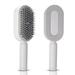 Self Cleaning Hair Brush 3D Air Cushion Hair Brushes for Women Airbag Massage Combs for Women Hair Brush for Thick Hair (White)