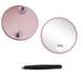 20X Makeup Magnifying Mirror High Magnifying Mirror with Suction Cups Round 3.5 Magnifying Mirror Compact Travel Magnifying Mirror 20X Magnified Mirror Makeup Magnification Mirror and Tweezers