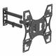 TV Wall Mount Full Motion for 26-55 Inch Up to 66 lbs to Flat & Curved TV Heavy Duty TV Bracket Articulating Arm with Swivel Tilt Extend Max VESA 400x400mm to LED LCD OLED