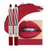 Besaacan Makeup 2Pc Lipstick Pencil Lip Liner Velvet Silk Lip Gloss Makeup Long Lasting Lipliner Pen Sexy Lip Tint Cosmetic Novice Easy to Use High Shade Velvet Mist Lipstick Lipliner Lip S