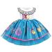 Phenas Mirabel Costume for Little Girls Mirabel Tutu Dress With Headband Halloween Outfit for Toddler Kids