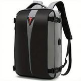 Men s Computer Backpack Multifunctional Password Anti-theft Lock Security Luggage Travel Briefcase Backpack Gray