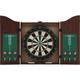 Professional Dart Set with Dartboard and Cabinet Sisal Steel VD32534 - Hommoo