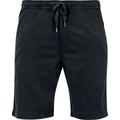 Urban Classics Shorts - Stretch Twill Jogging Shorts - S to XXL - for Men - black